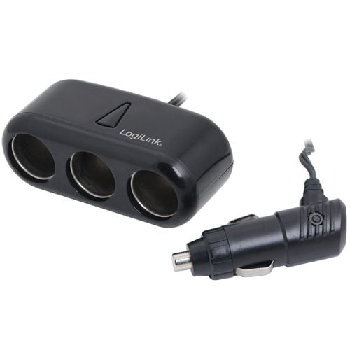 LogiLink PA0038, Automatisk, inomhus, Utomhus, AC, Cigarr tändare, USB, 5 A, Svart