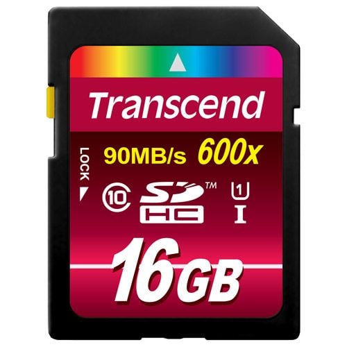 Transcend - Flash-minneskort - 16 GB - Class 10 - SDHC UHS-I