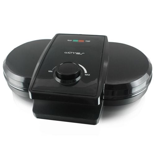 Waves WM-107165 - Vaffelmaskin - 1.3 kW - svart