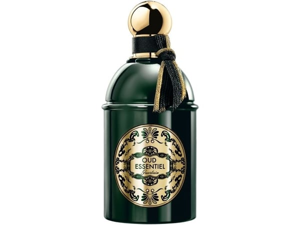 Guerlain Oud Essentiel, Kvinner, 125 ml, Flaske uten gjenfyll, Safran, Agarwood, Seder, Rosa, Guaiac-tre, Incense, Lær