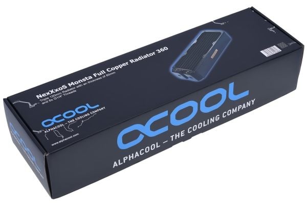 Alphacool NexXxoS Monsta 360 - Radiator for væskekjølesystem - svart