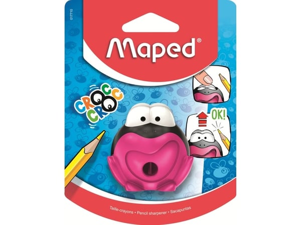 Maped 017710, Käsikäyttöinen kynäteroitin, Monivärinen, Muovi, Terästä, 95 mm, 46,8 mm