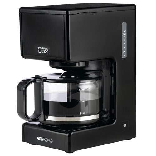 OBH Nordica Coffee box 2373 - Kaffemaskin - 6 koppar - svart