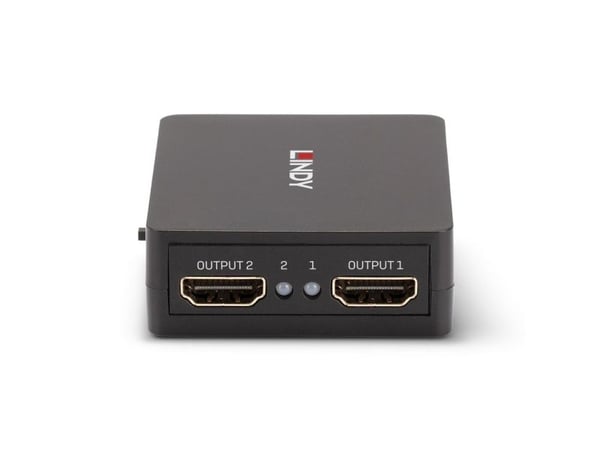 Lindy 38358, HDMI, 2x HDMI, 3840 x 2160 piksler, Svart, Metall, 60,5 mm