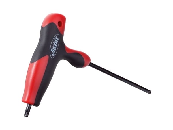 Vigor V2497, 16 cm, Sort, Rød
