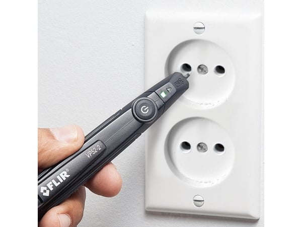 FLIR VP52-2 Tester di tensione senza contatto CAT IV 1000 V LED, Vibrazione, Acustico, AAA, -10 - 50 °C, -20 - 60 °C, 26 mm, 156 mm, 29 mm