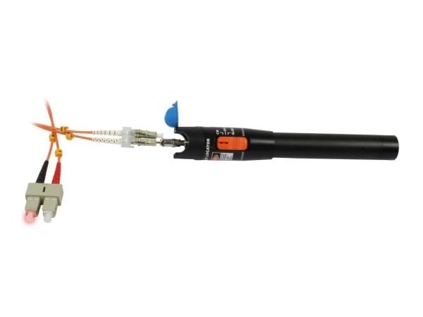 LWL fiberkontroll VFL laserlys tester for SMMM for 12525mm ferruler opptil ca. 10 km Synergy 21
