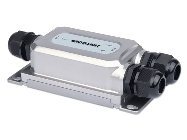 Intellinet 561648, Gjentaker, Cat5e, 2048 oppføringer, IP67, 10/100/1000Base-T(X), IEEE 802.3ab, IEEE 802.3af, IEEE 802.3at, IEEE 802.3bt, IEEE 802...