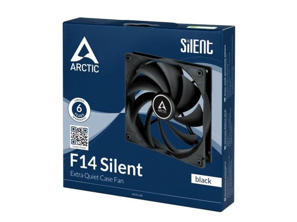 ARCTIC F14 Silent - insertti tuulettimella - 140 mm - musta