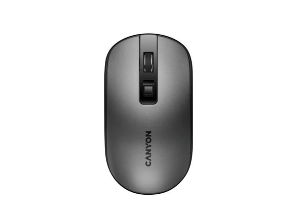 Canyon CNS-CMSW18DG, Kaksoiskäsiohjain, Optisk, RF trådløst, 1600 dpi, Grå