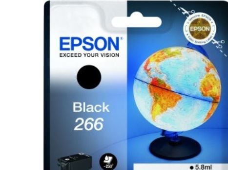 Epson 266 - 6 ml - svart - original - blekkpatron - for WorkForce WF-100W