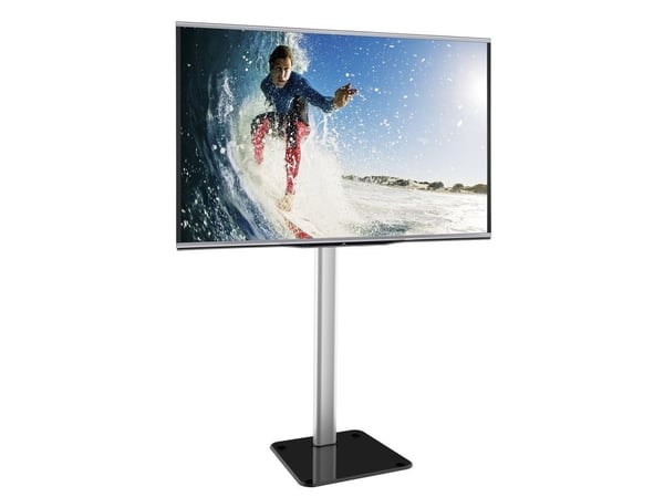 Techly ICA-TR11, 177,8 cm (70"), 50 x 50 mm, 600 x 400 mm, -10 - 5°, Aluminium, Sort, Sølv