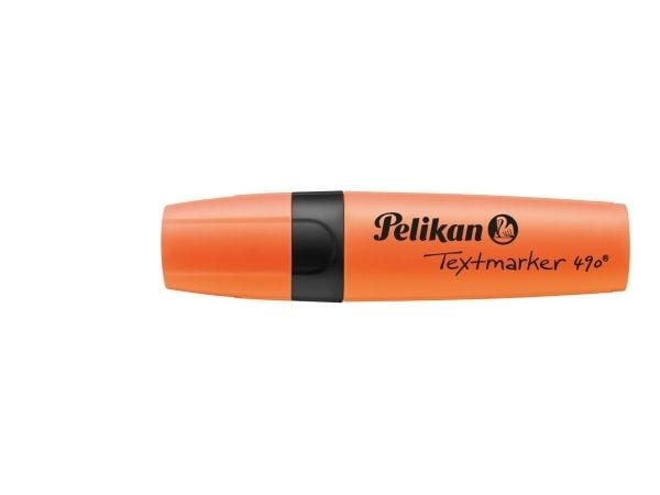 Pelikan Textmarker 490, 1 kpl, Oranssi, Oranssi, Polypropeeni (PP)