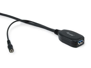 Equip 133348, 15 m, USB A, USB A, USB 3.2 Gen 1 (3.1 Gen 1), 5 Gbit/s, Sort