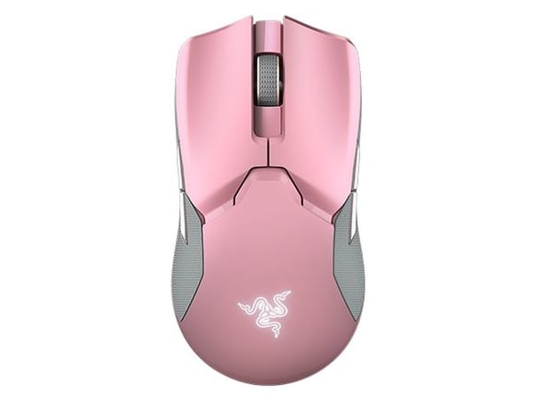 Razer Viper Ultimate, Oikeakätinen, Optinen, RF Wireless + USB Type-C, 20000 DPI, Vaaleanpunainen