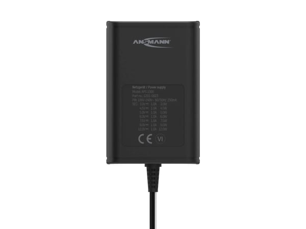 ANSMANN APS 1000 - Strømforsyning - 12 watt - 1 A - svart - Europa