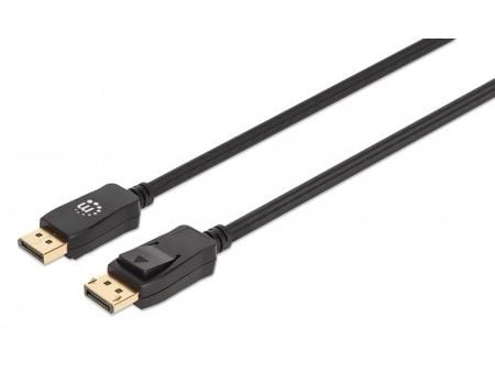 Manhattan 353625, 3 m, DisplayPort, DisplayPort, Hankjønn, Hankjønn, 7680 x 4320 piksler