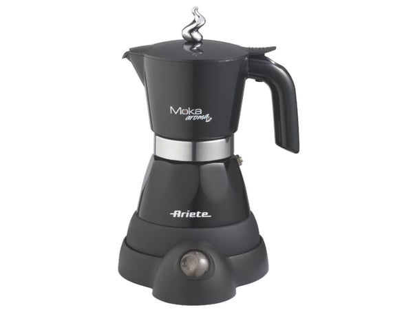 Ariete 1358 Moka Aroma Elettrica - Elektrisk siler - 4 kopper - svart