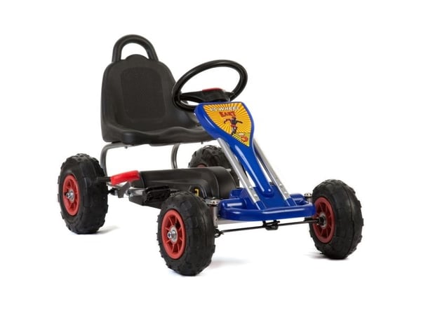 MegaLeg Pedal GoKart Air til børn 3-5 år, blå