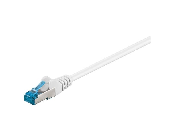 Goobay 94158, 0,25 m, Cat6a, S/FTP (S-STP), RJ-45, RJ-45, Hvit