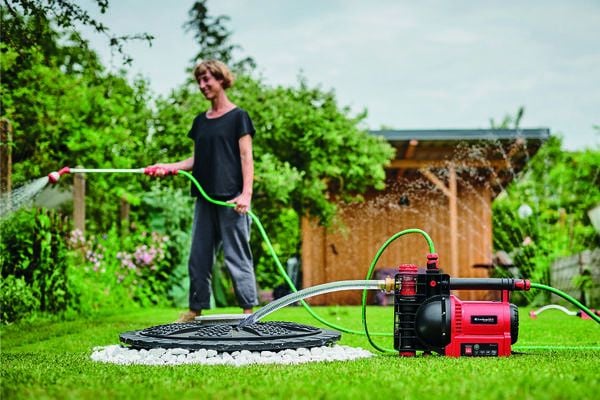 Einhell GE-GP 1145 ECO, 1100 W, AC, 4,8 stang, 4500 l/t, Sort, Rød
