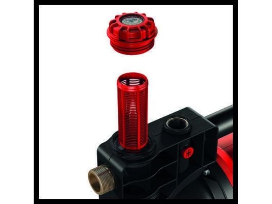 Einhell GE-GP 1145 ECO, 1100 W, AC, 4,8 stang, 4500 l/t, Sort, Rød