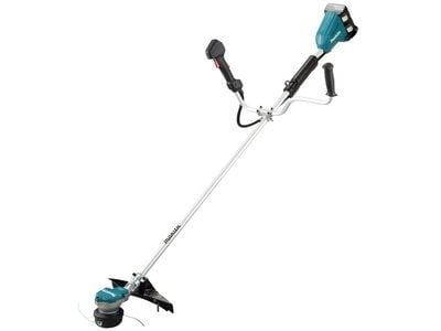 Makita DUR368APT2, 2-i-1 röjsåg och grästrimmer, 35 cm, Blad och nylonlina, U-format handtag, 6500 RPM, Grön
