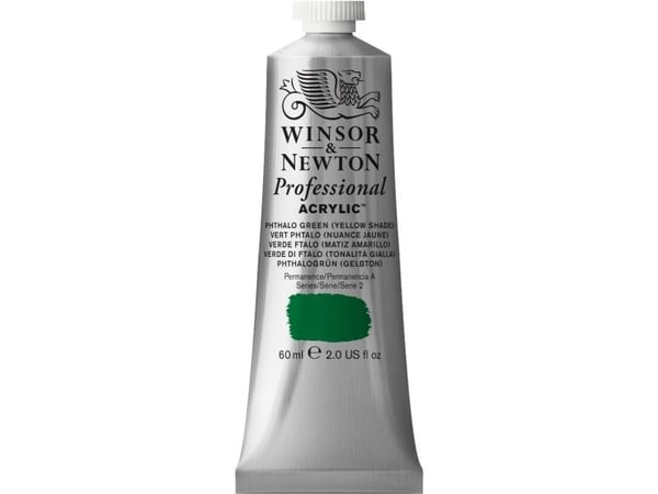 Winsor & Newton Professional Acrylic, 60 ml, Grønn, Rør