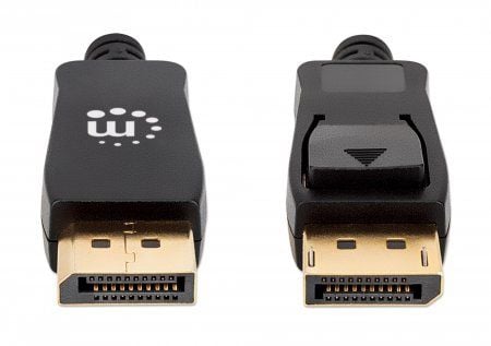Manhattan 353595, 1 m, DisplayPort, DisplayPort, Hankjønn, Hankjønn, 7680 x 4320 piksler