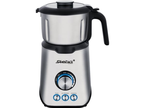 Steba MX 4 PLUS, Bord juicepresse, 1,75 l, Pulsfunksjon, Isknusing, 1200 W, Sort, Rustfritt stål