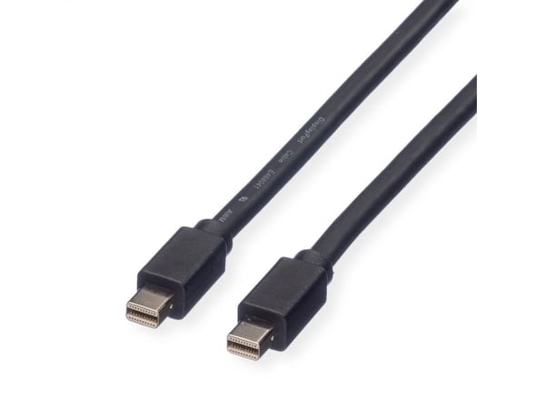 ROLINE DisplayPort Cable, Mini DP - Mini DP, M/M 3 m, 3 m, Mini DisplayPort, Mini DisplayPort, Hankjønn, Hankjønn, 2560 x 1600 piksler