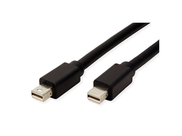 ROLINE DisplayPort Cable, Mini DP - Mini DP, M/M 3 m, 3 m, Mini DisplayPort, Mini DisplayPort, Hankjønn, Hankjønn, 2560 x 1600 piksler