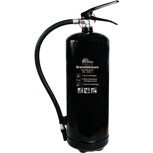 Brandsläckare Svart 6kg 43A