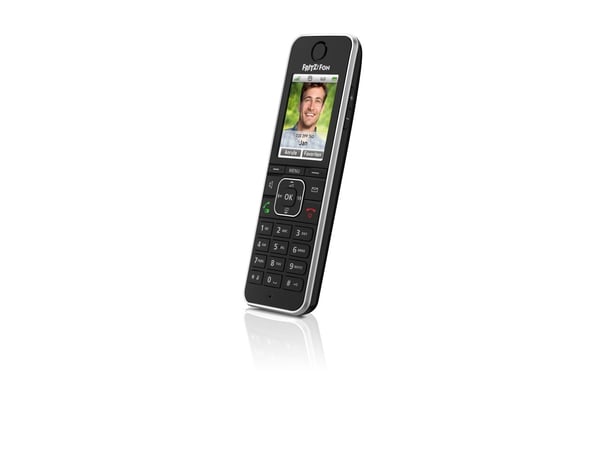 Fon C6, DECT-puhelin, Johdoton puhelin, Kaiutinpuhelin, 300 entries, Soittajan tunnistus, Musta
