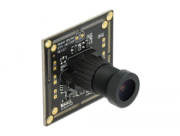 Delock USB 2.0 Camera Module with Global Shutter black / white 0.92 mega pixel 32° fix focus - USB 2.0 camera module 0.92Mp