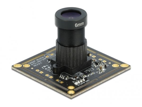 Delock USB 2.0 Camera Module with Global Shutter black / white 0.92 mega pixel 32° fix focus - USB 2.0 camera module 0.92Mp