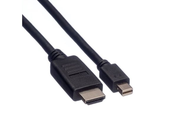 ROLINE 11.04.5793, 4,5 m, HDMI-tyyppi A (vakio), Mini DisplayPort, Uros, Uros, Suora