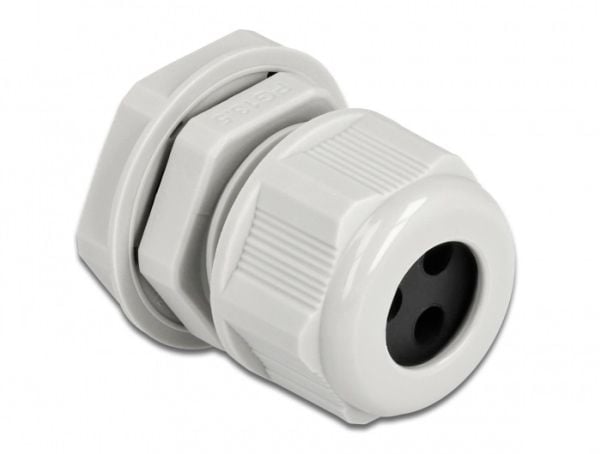 DeLOCK 60376, Harmaa, Muovi, 2 kpl, PG13.5, 4 mm, IP68