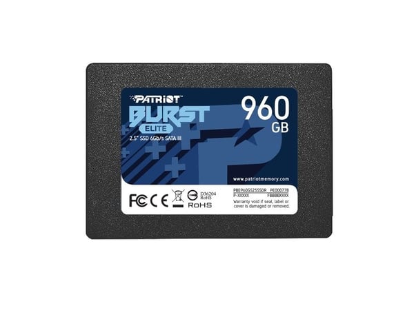 Patriot Burst Elite - SSD - 960 GB - intern - 2.5" - SATA 6Gb/s