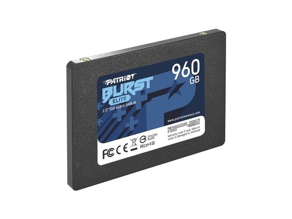 Patriot Burst Elite - SSD - 960 GB - intern - 2.5" - SATA 6Gb/s