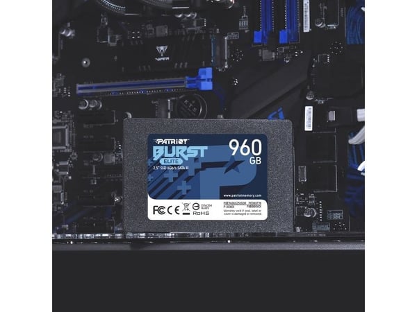 Patriot Burst Elite - SSD - 960 GB - intern - 2.5" - SATA 6Gb/s