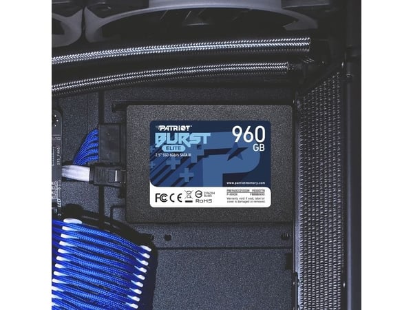 Patriot Burst Elite - SSD - 960 GB - intern - 2.5" - SATA 6Gb/s