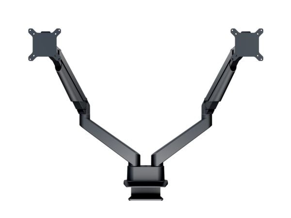 Multibrackets M VESA Gas Lift Arm Dual Side by Side - Monteringssett - justerbar arm - for 2 LCD-skjermer - aluminium, stål - svart - skjermstørrel...