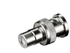 MicroConnect - Antennisovitin - RCA (naaras) BNC (uros)