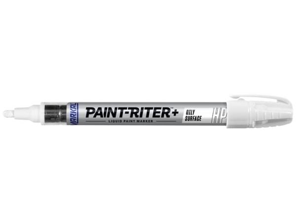 Markal Paint-Riter+ Oily Surface HP 96960 lakkmarkør hvit 3 mm