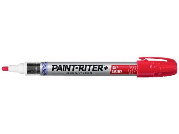 Markal Paint-Riter+ oily surface HP 96962 lakkmarkør rød 3 mm