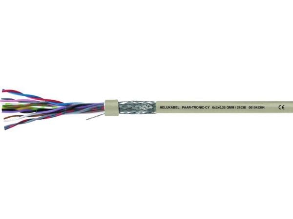 HELUKABEL 21035, Pienjännitekaapeli, Harmaa, Kupari, 0.25 mm², 32 kg/km, -5 - 80 °C