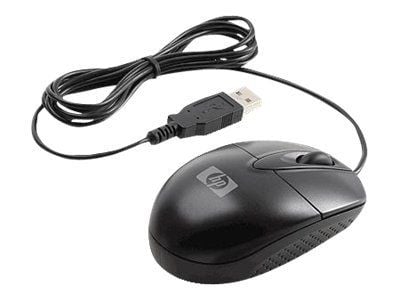 HP Optical USB Travel Mouse - Mus - optisk - 3 knapper - kablet - USB