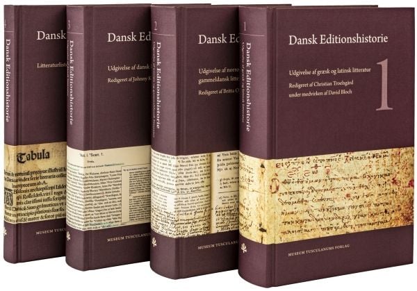Dansk editionshistoria, bd. 1–4 | Red. av Johnny Kondrup m.fl. | Språk: Danska