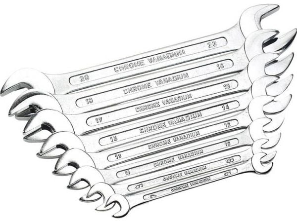 Brüder Mannesmann M 110-08 DIN-avainsarja 8 kpl 6 - 22 mm DIN 3110